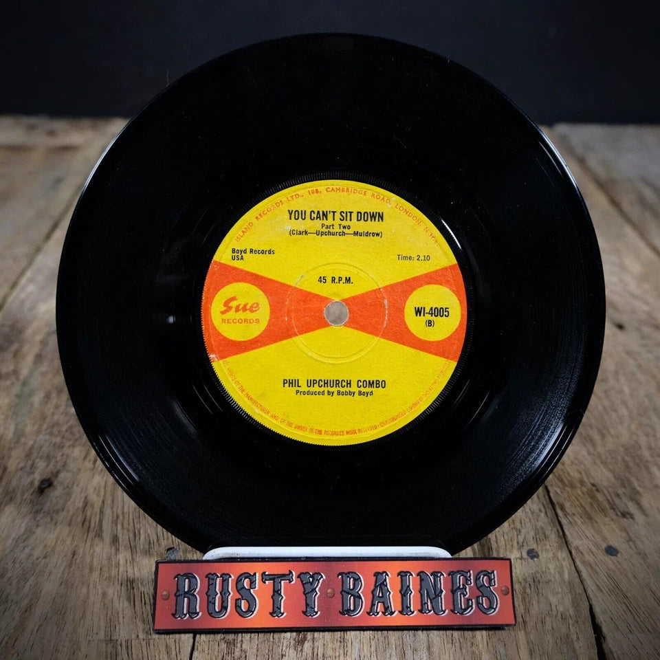 Record 7" Single, Phil Upchurch Combo, You Can't Sit Down