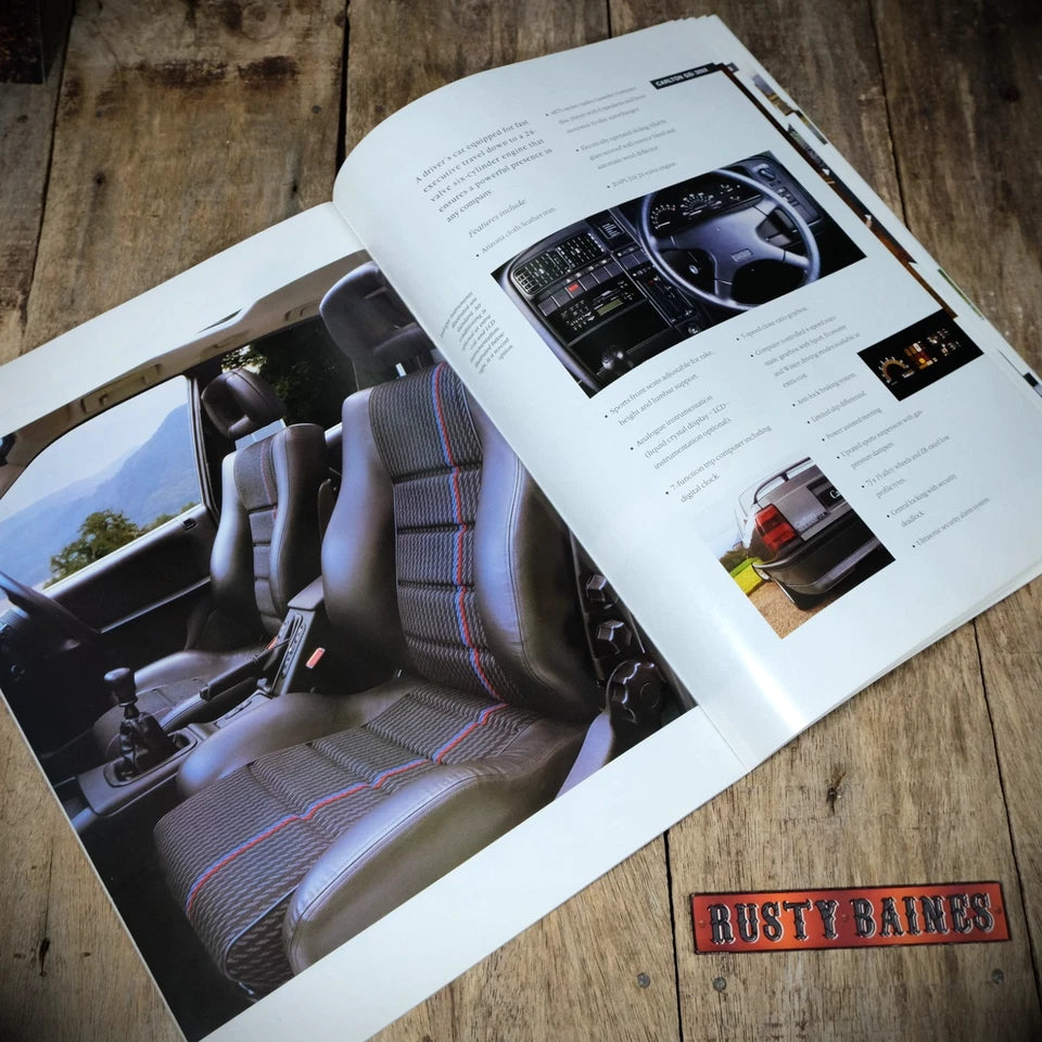 Sales Brochure, Vauxhall Carlton 1993 Range, Saloon/Estate