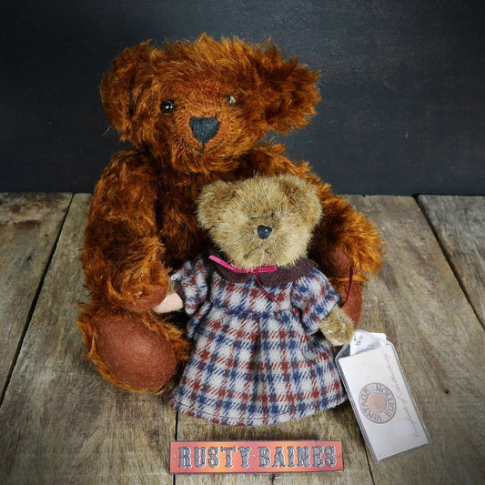 Collector Bears, Russ Handmade Vintage Edition Lindsey & Unbranded Jointed