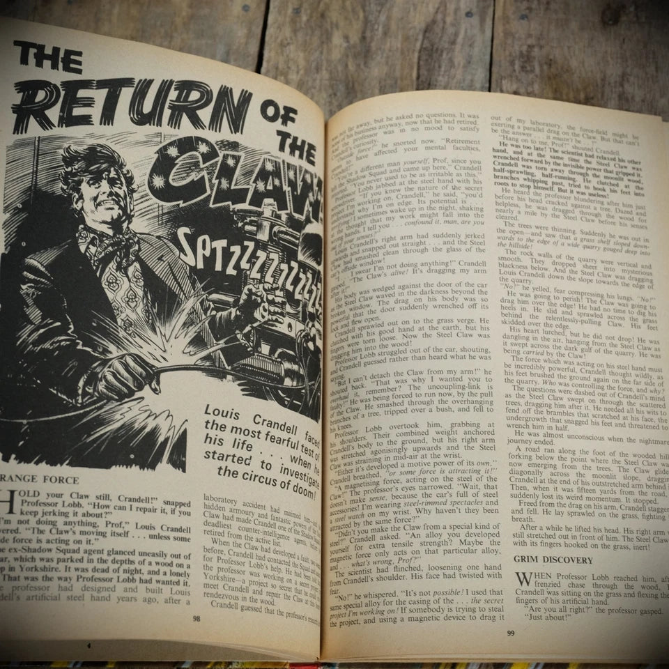 Valiant Annual 1973, Vintage British Fleetway Comic Hardcover