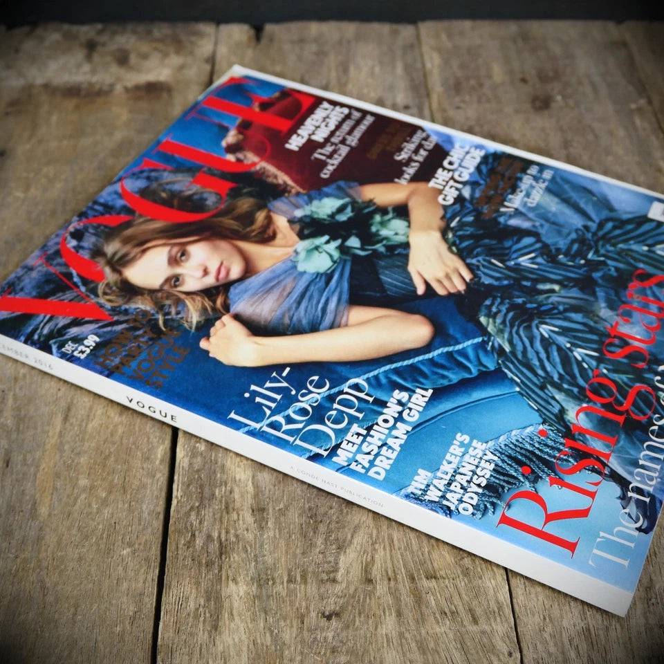 Vogue Magazine December 2016, Lily Rose Depp, Japan Fashion Photoshoot