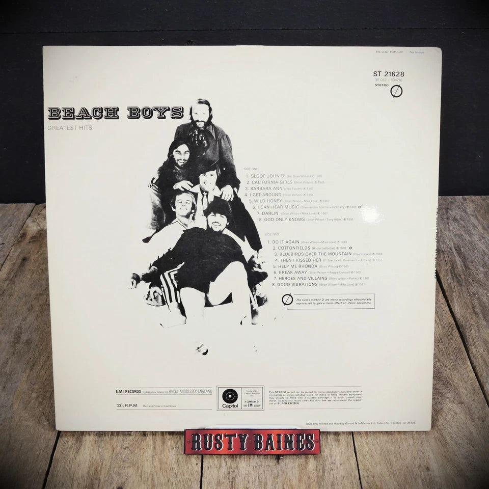 Record LP, Beach Boys Greatest Hits, ST 21628