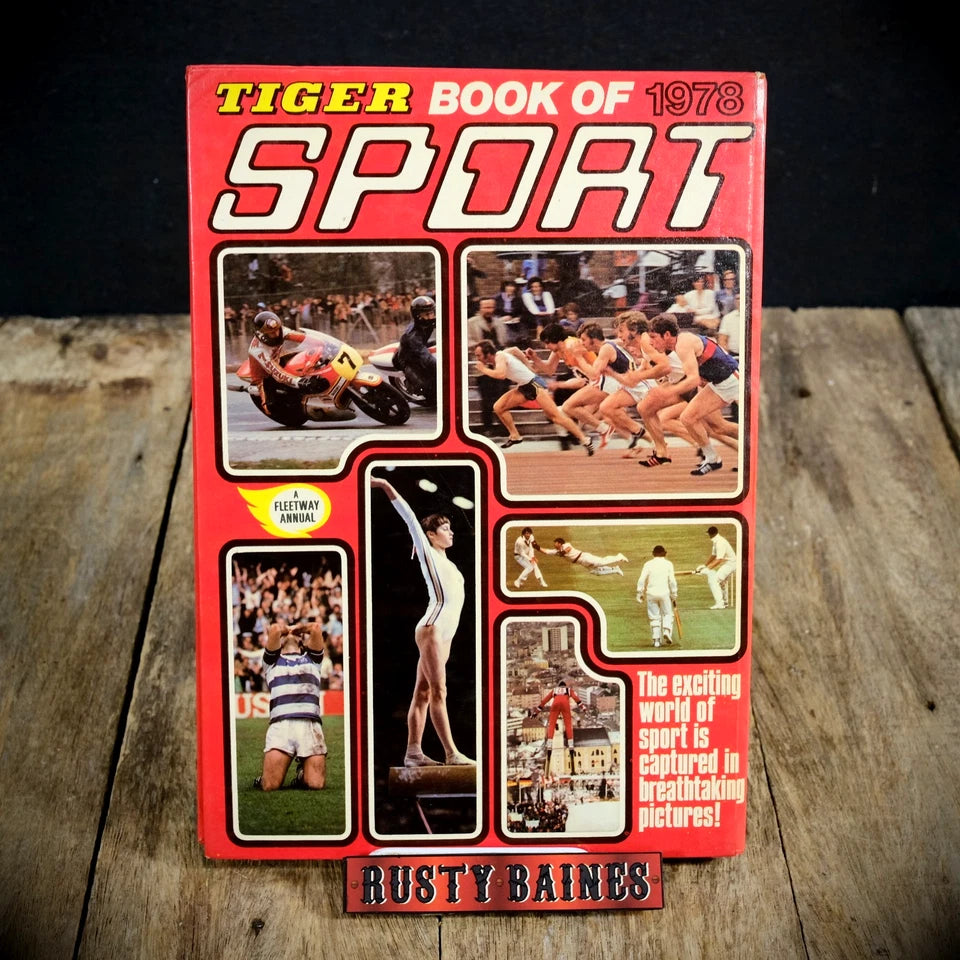 Tiger Book of Sport Annual 1978, RAC Rally, Football, Drag Racing, Tennis Etc.
