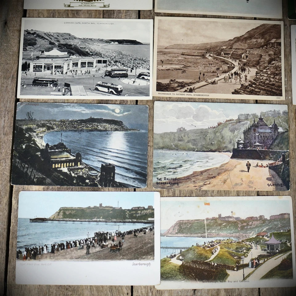 Scarborough Postcards, Collection of x14, 1908+