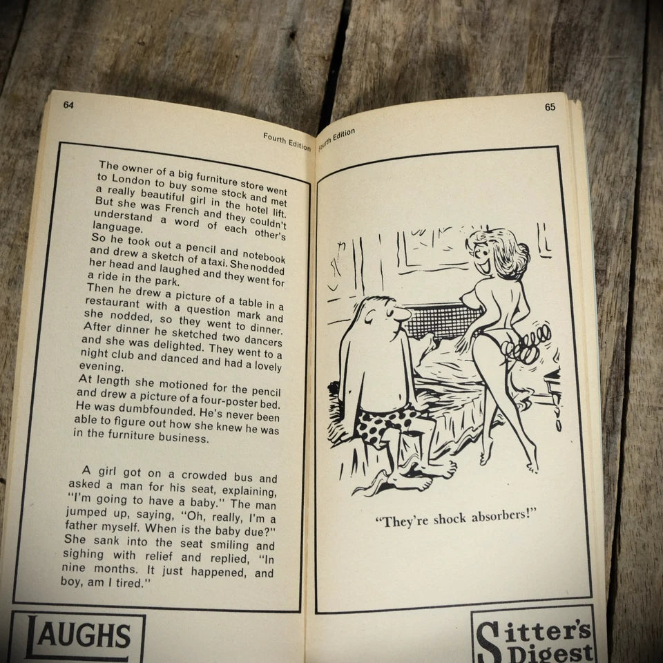 Sitter's Digest Fourth Edition, Naughty Cartoon Comic Humour