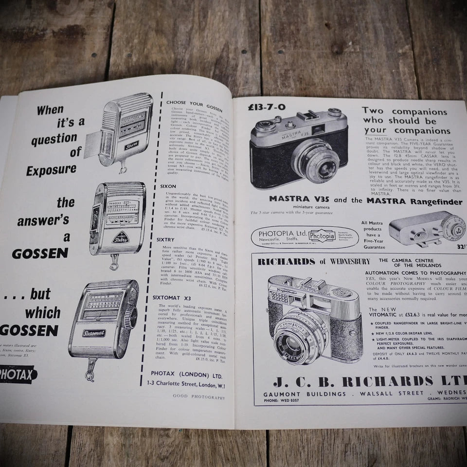 Vintage Good Photography Magazine June 1959