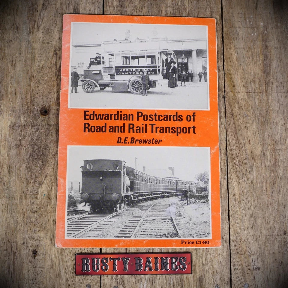 Edwardian Postcards of Road and Rail Transport, D E Brewster, Softcover Booklet