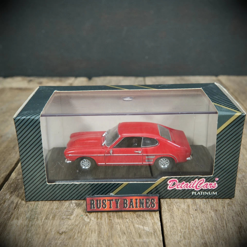 Corgi Detail Car Ford Capri Mk1 3000 GT, Red, 1/43 Scale Model, Boxed