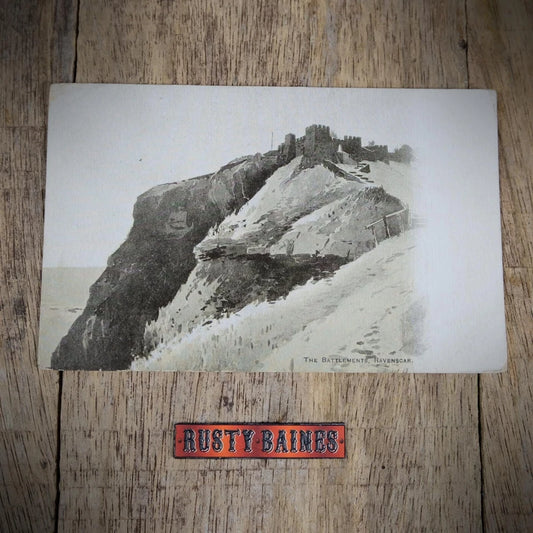Postcard, Ravenscar, The Battlements, Art Card, Printed
