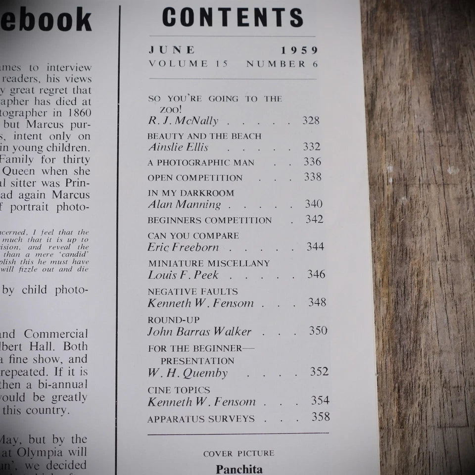Vintage Good Photography Magazine June 1959