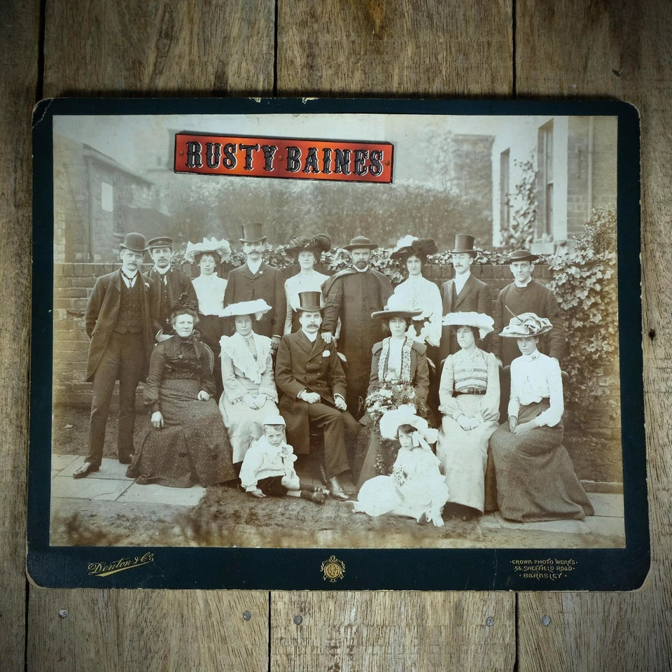 Original Victorian Wedding Group Photograph, Barnsley, Denton