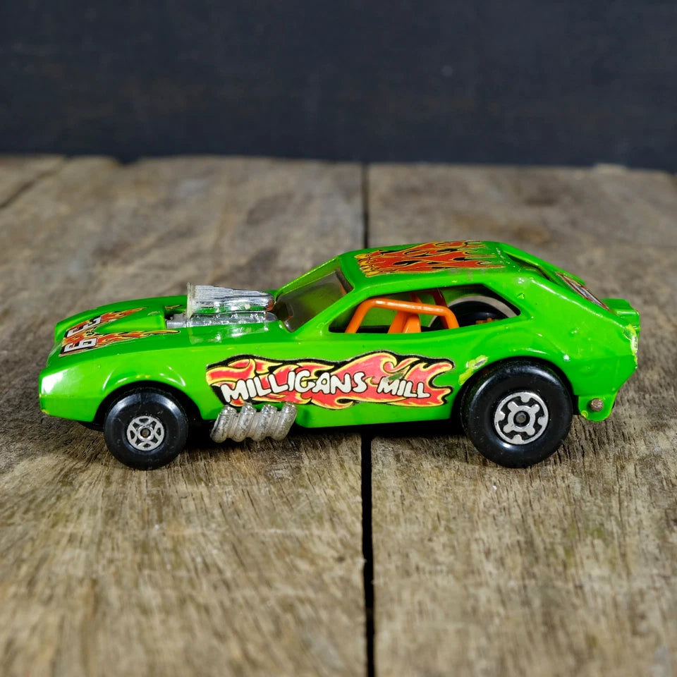 Vintage Matchbox Speed Kings K-39 Milligan's Mill Camaro Dragster, No Box
