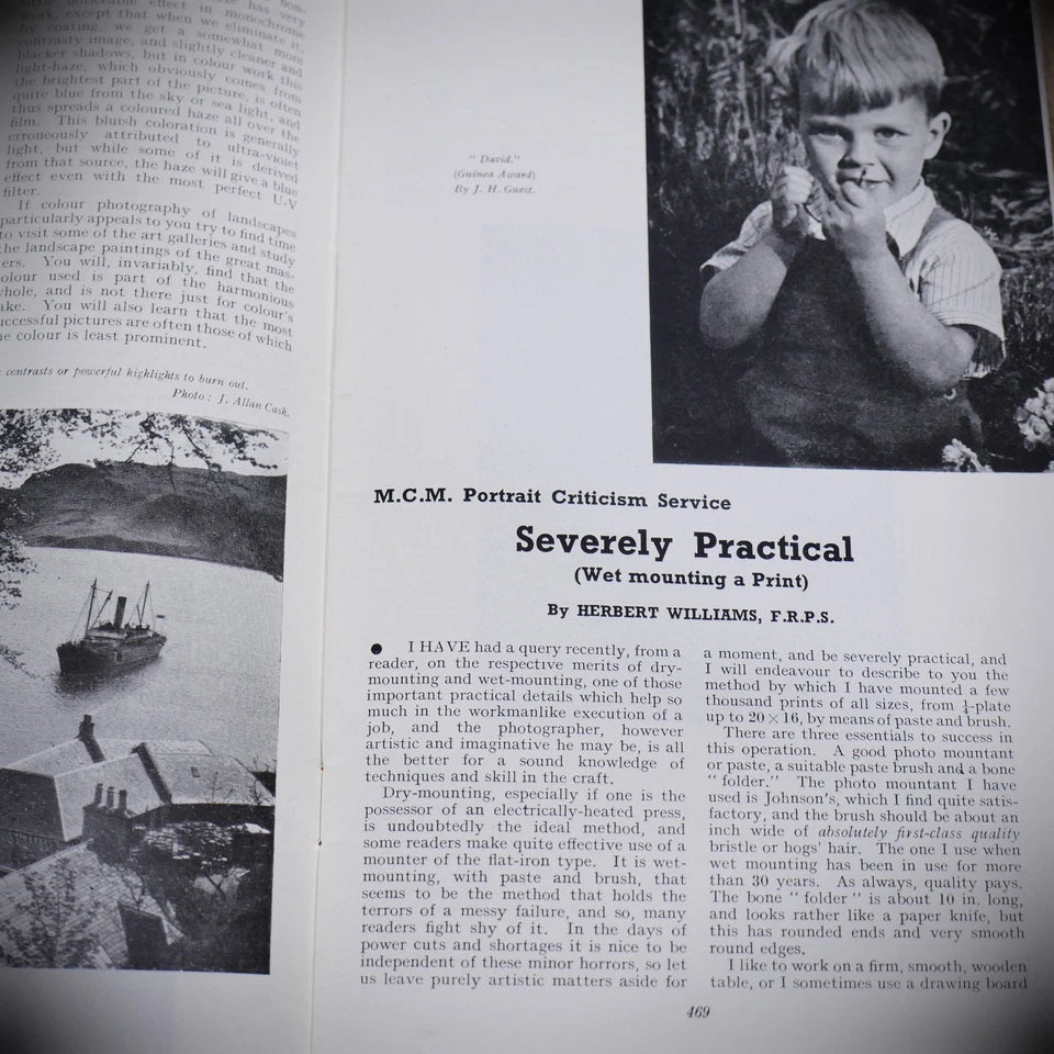 Vintage The Miniature Camera Pocket Magazine, Aug 1951