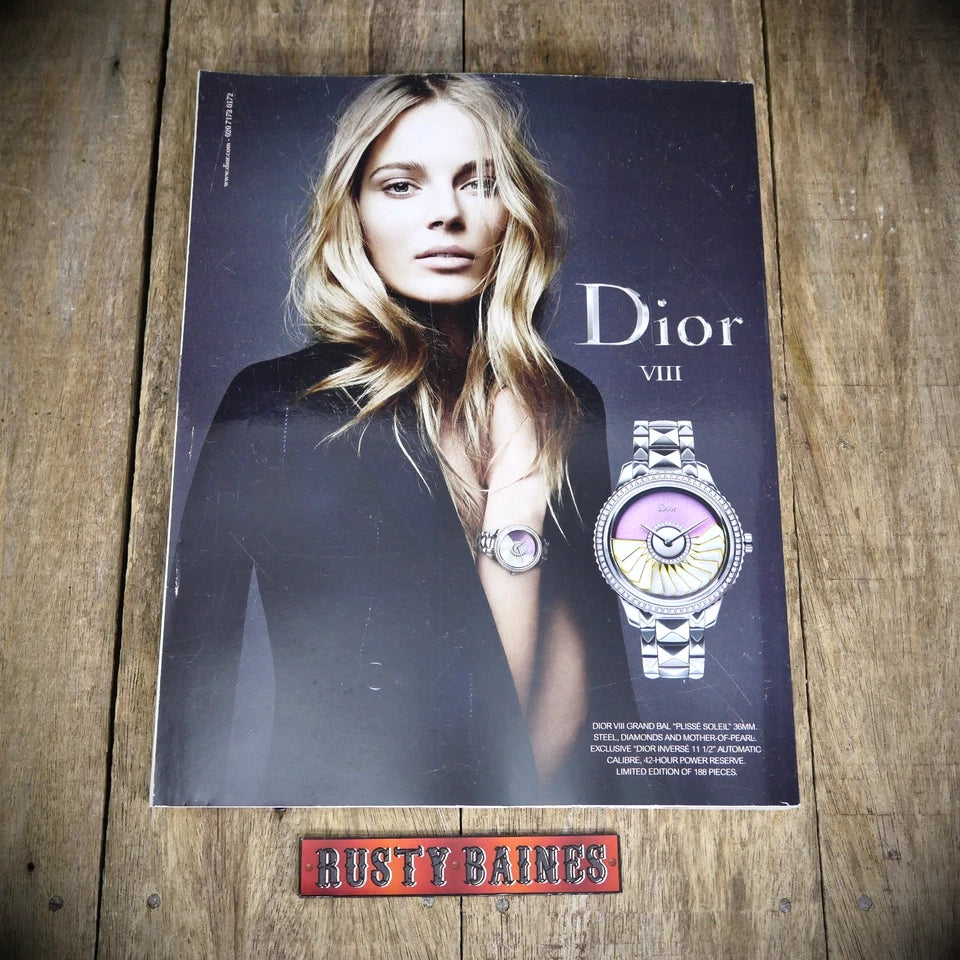 Vogue Magazine December 2014, Kate Moss, David Bailey Images, Bunny Mellon