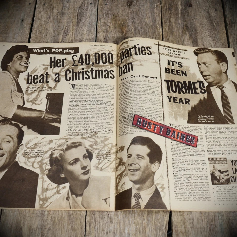 Vintage Picturegoer Magazine Dec 22 1956, Film/Cinema, Hazel Sutton Cover
