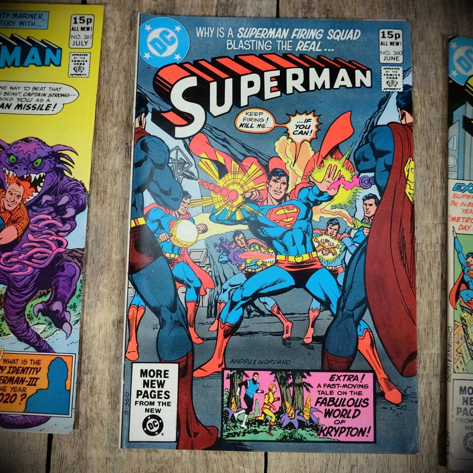 DC Comic, Superman #360, 361, 362, 1981