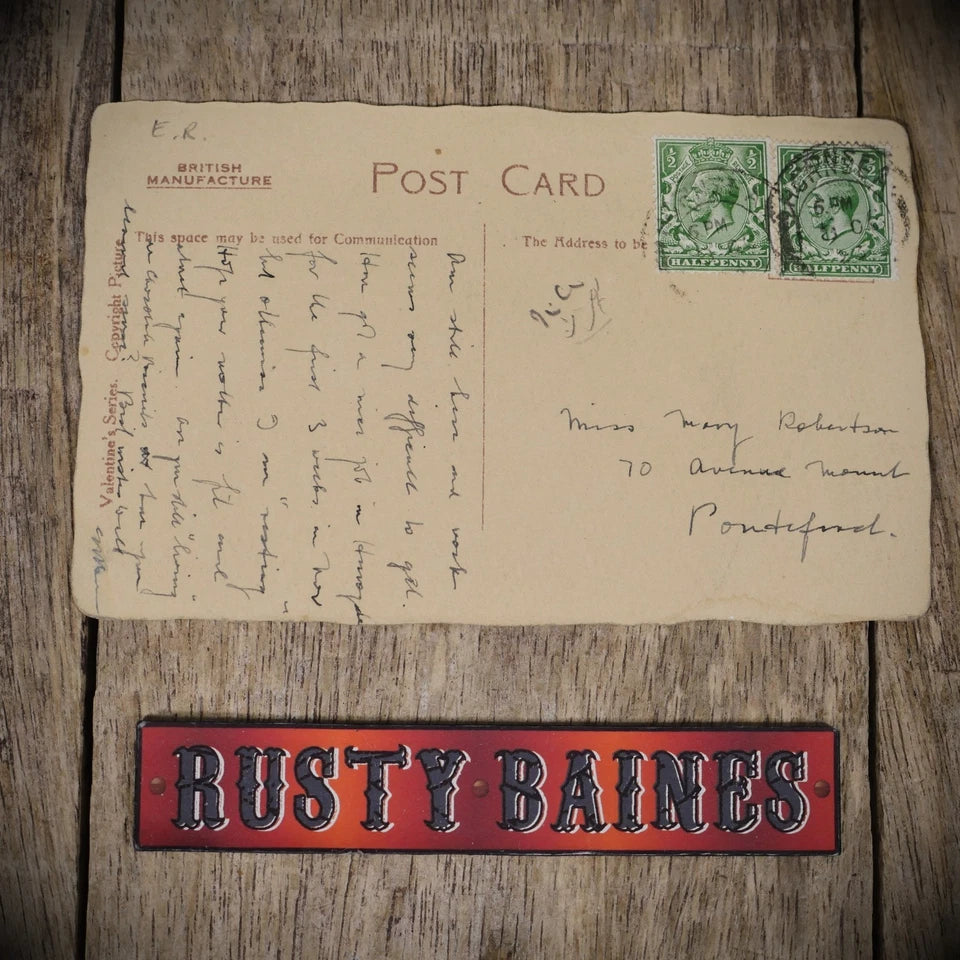 Postcard, Newbigin Hornsea, Early 1900's Street Scene, Printed