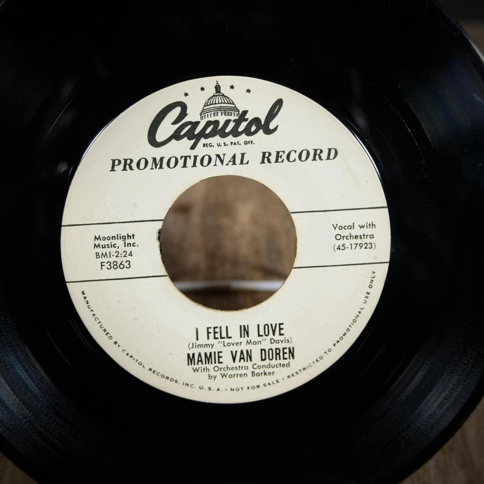 Record 7" Single, Mamie Van Doren Something to Dream About, Promo