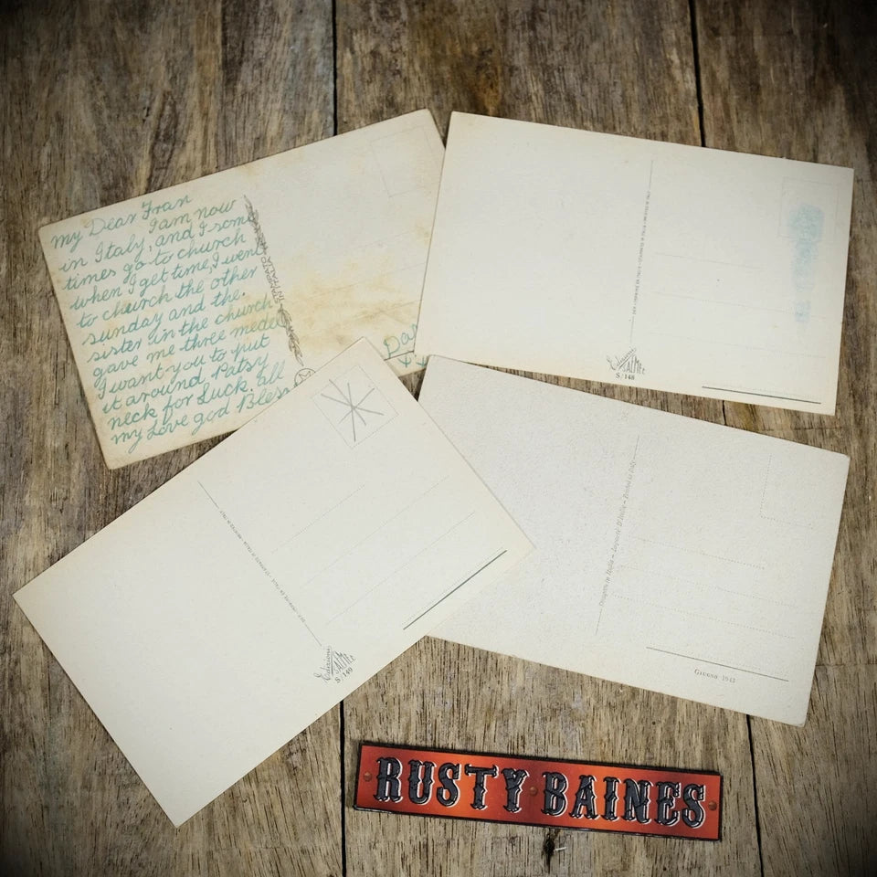 Bundle of Antique Postcards, Italian Children's Christmas Buon Natale