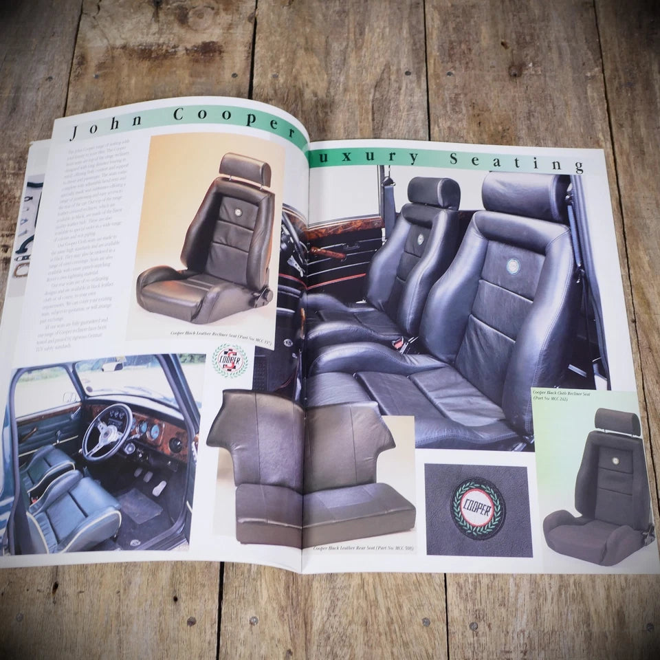 John Cooper Classic Mini Brochure/Booklet, 1993/1994 Price List