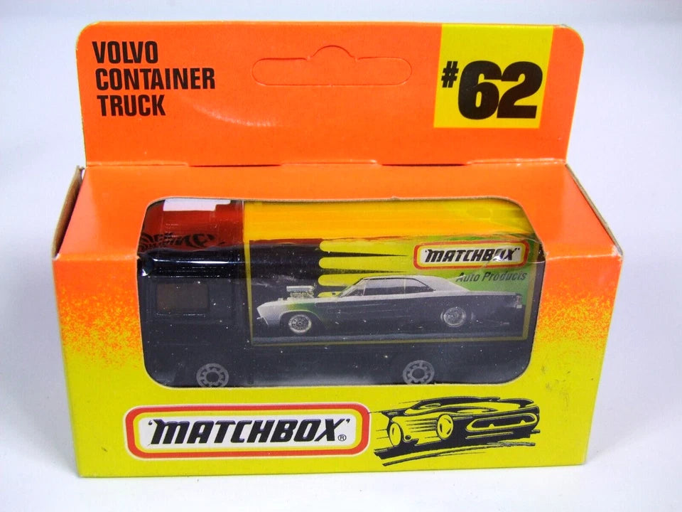 Matchbox, Sealed Box, MB148 #62 Volvo Container Truck Lorry, Custom Car Livery
