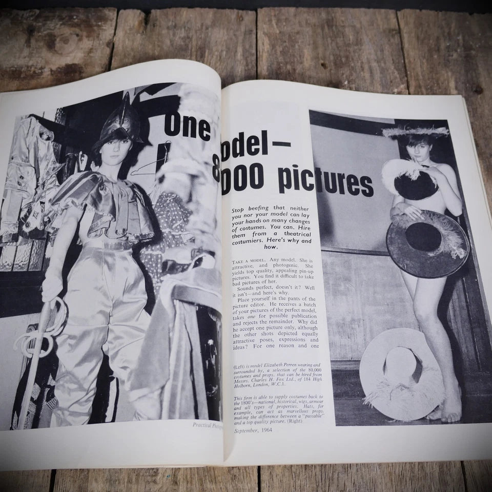 Vintage Practical Photography Magazine September 1964