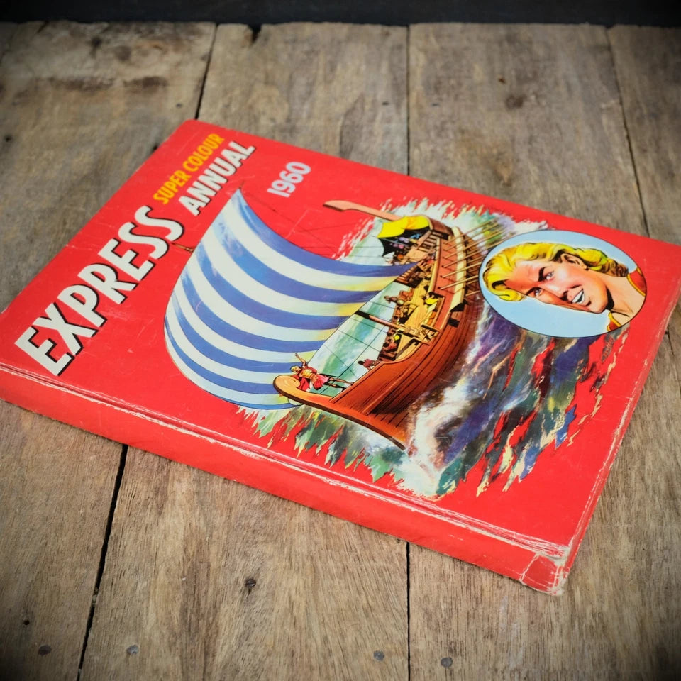 Express Super Colour Annual 1960, Beaverbrook Advernture Comic Hardcover