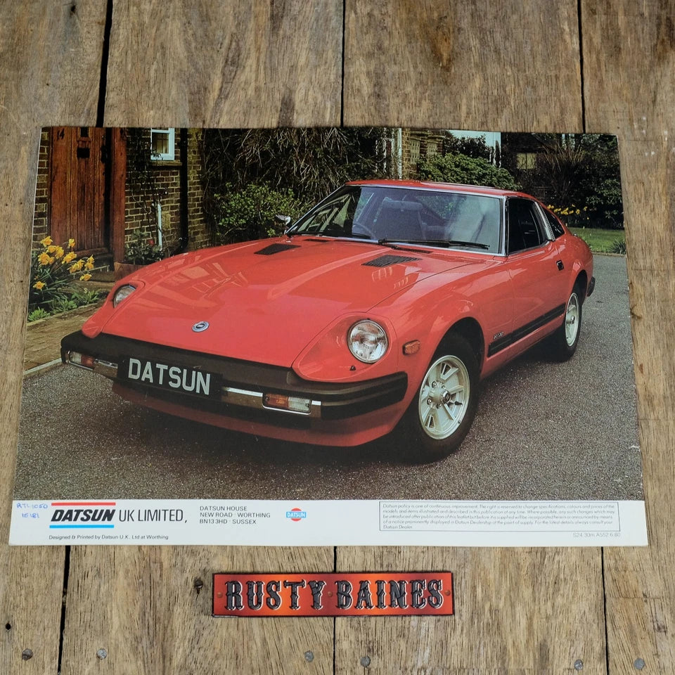 Original Car Brochure, Datsun/Nissan 280ZX , UK 1980