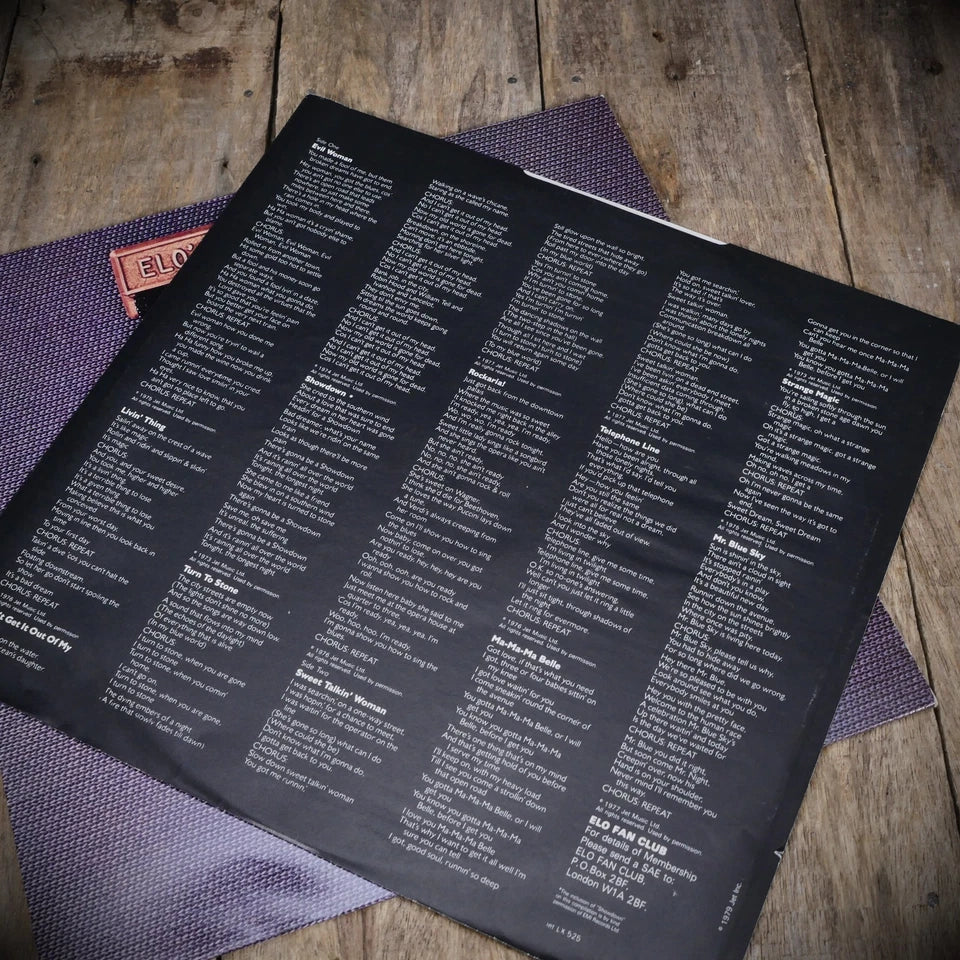 Record LP, ELO's Greatest Hits, JET LX525