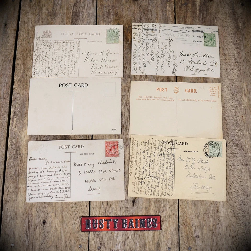 Postcard Bundle, Sheffield High Street/Cathedral/Fargate