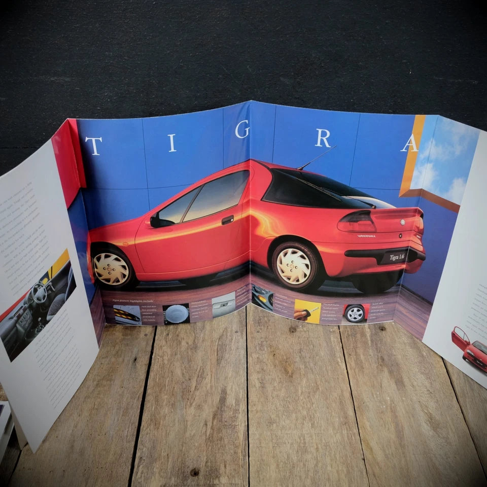 Sales Brochure, Vauxhall Tigra, 1994, Poster Style