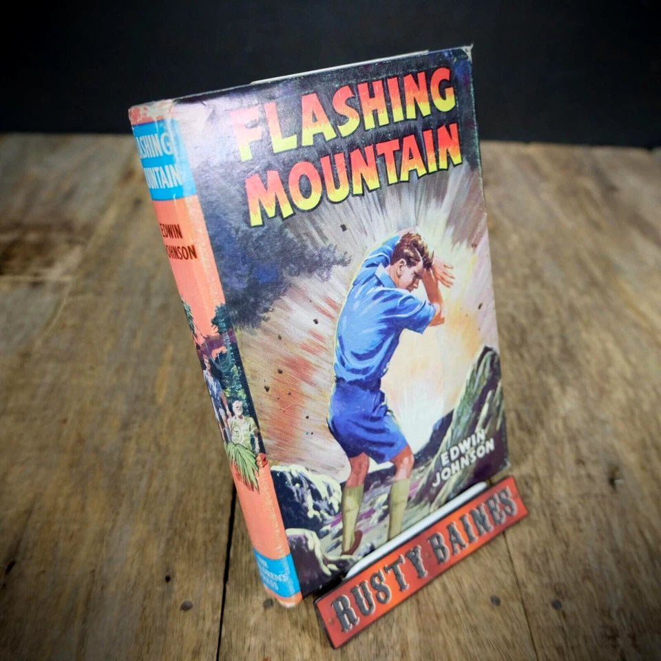 Flashing Mountain, Edwin Johnson, Vintage Children's Fiction, 1965 Hardcover