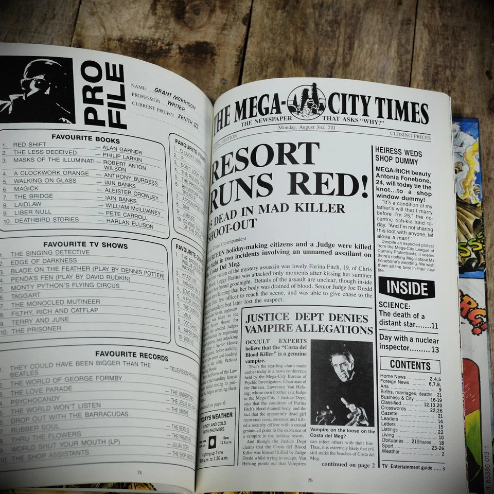 Judge Dredd Annual 1989, Fleetway Comic Hardcover