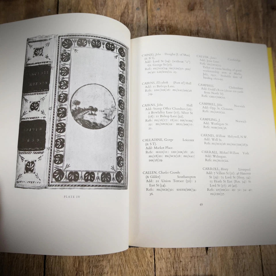 Book Binders of the United Kingdom 1780-1840, Charles Ramsden, 1987 Hardcover