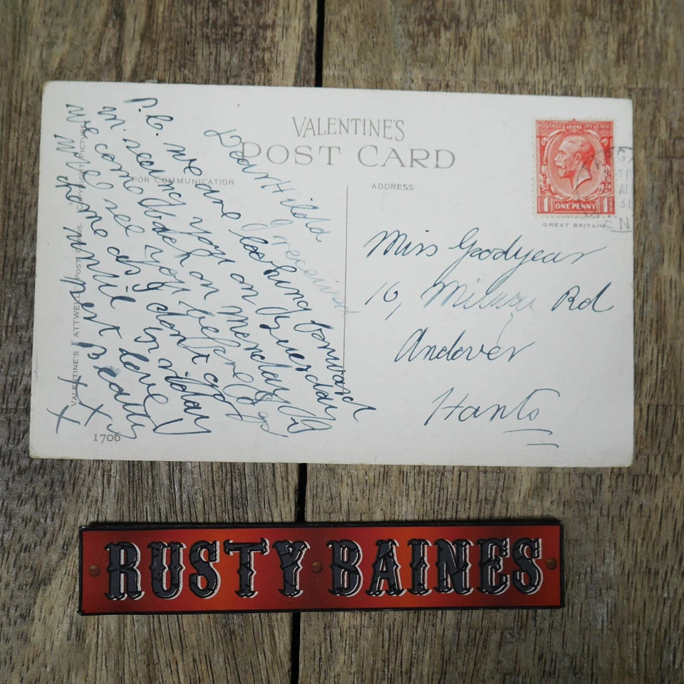 Postcard, Mabel Lucie Attwell, Miss You Every Day, Girl Golfer, Golf