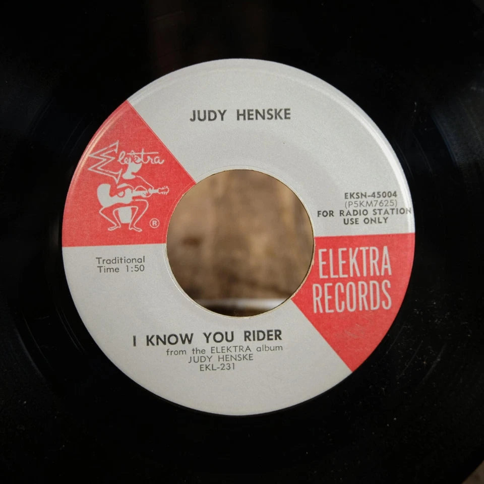 Record 7" Single, Judy Henske I Know You Rider/Love Henry, Radio Promo,