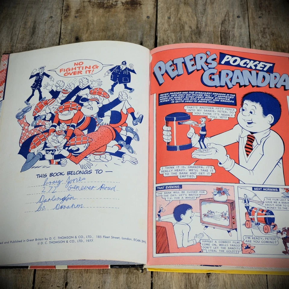 Dandy Annual 1978, Vintage British D C Thomson Comic Hardcover