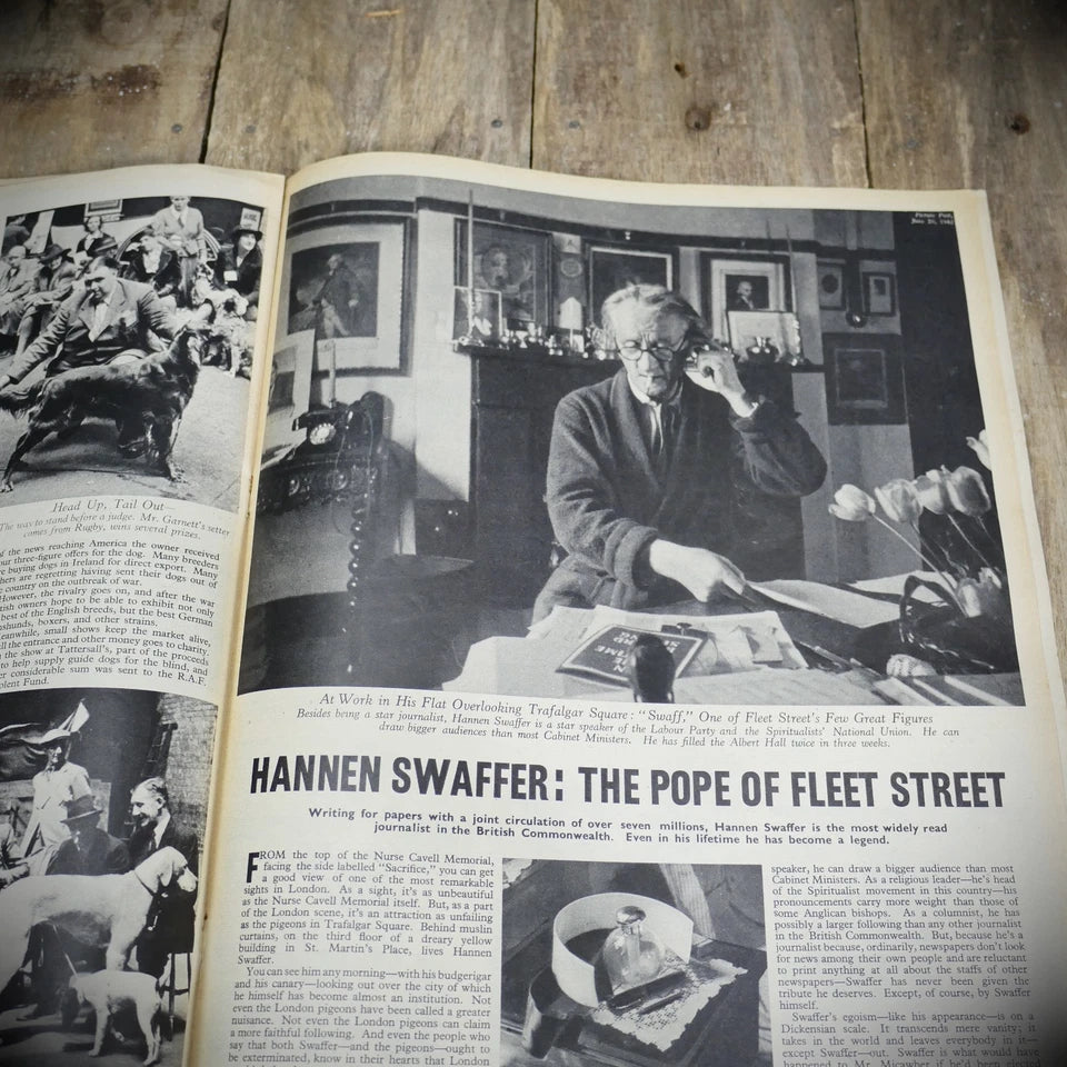 Picture Post 20 June 1942 London Ballet, WW2 Crimes, Hannen Swaffer