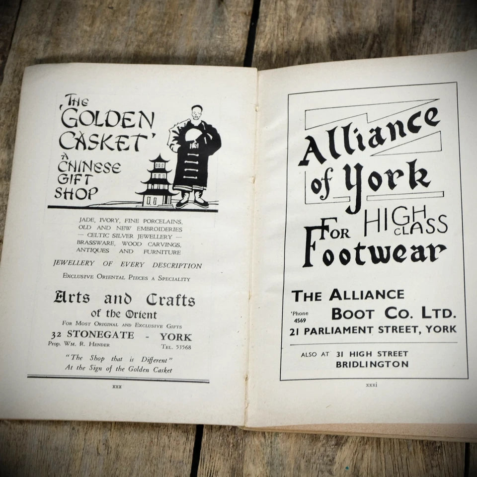 Official Guide to the City of York 1948, Vintage Travel/History Book, Softcover
