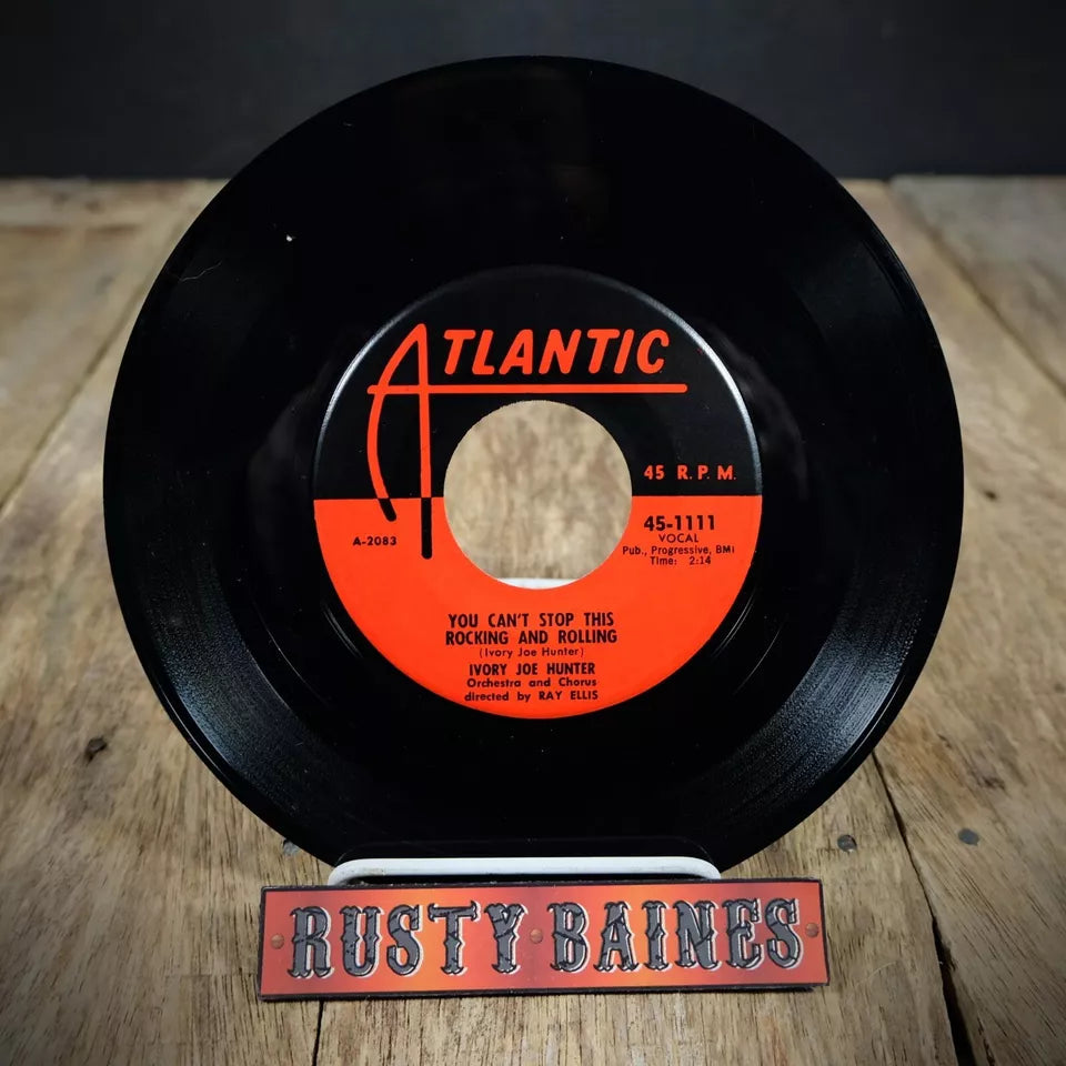 Record 7" Single, Ivory Joe HUnter, Since I Met You Baby, Atlantic