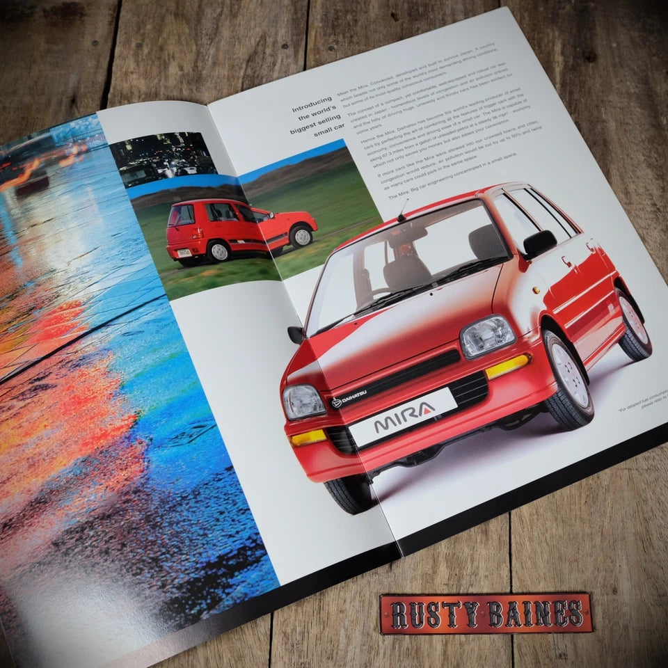 Car Brochure, Daihatsu Mira, Undated, 1990s