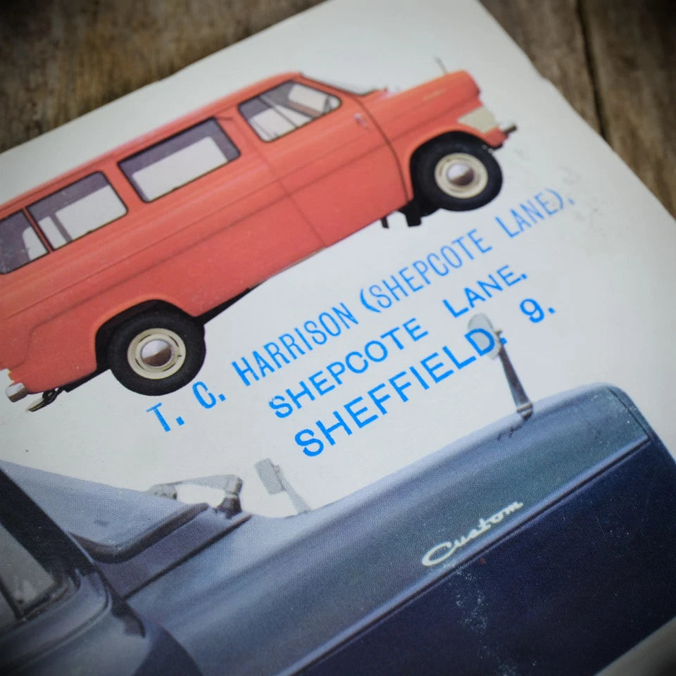 Original Van Brochure, Ford Transit Mk1 Buses, Minibus No.547361, 1968