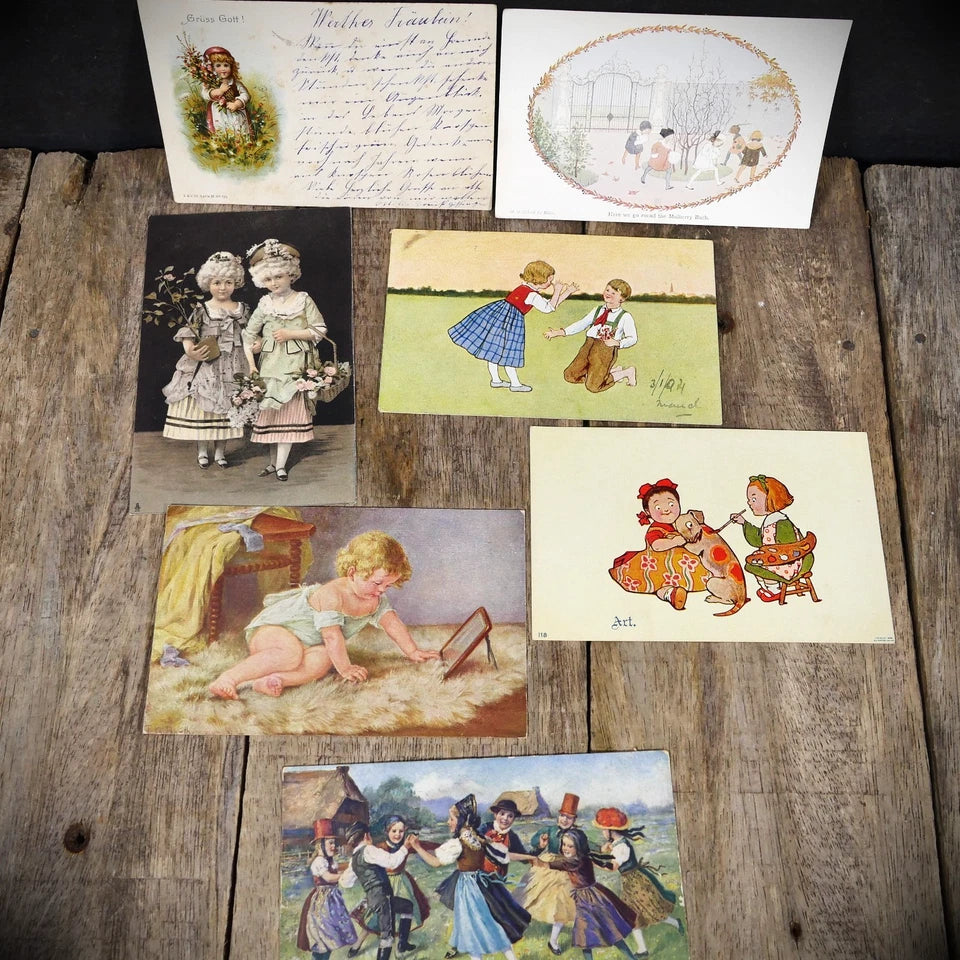 Postcard Bundle, Children's Art/Comic/Greetings, 30+