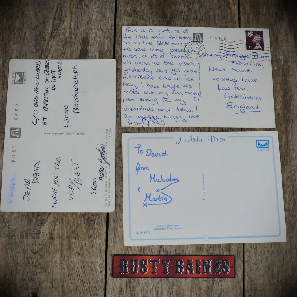 Postcard, Blaenau Ffestiniog Wales, Slate Worker & Mines, continental size