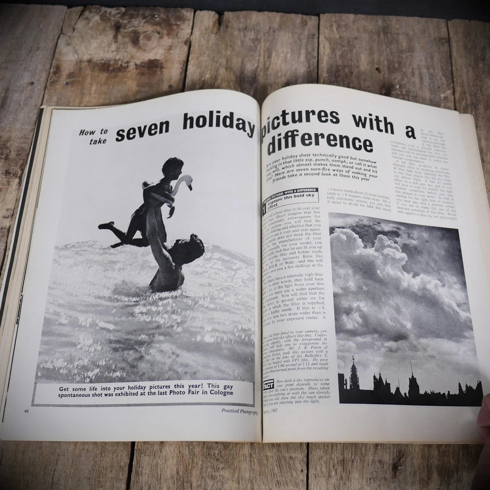 Vintage Practical Photography Magazine August 1964