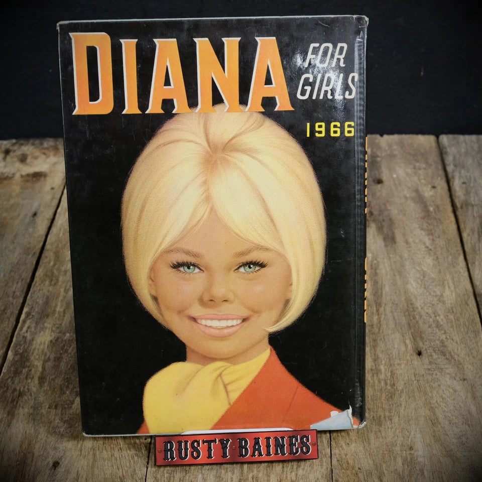 Diana for Girls Annual 1966, Hardcover, Fashion, Jane Model Miss, Ponies, Ballet