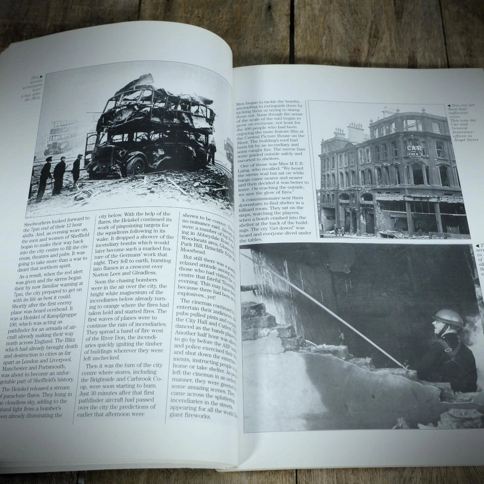 Sheffield Blitz, WW2 Home Front, 2000, Paul License, Softcover