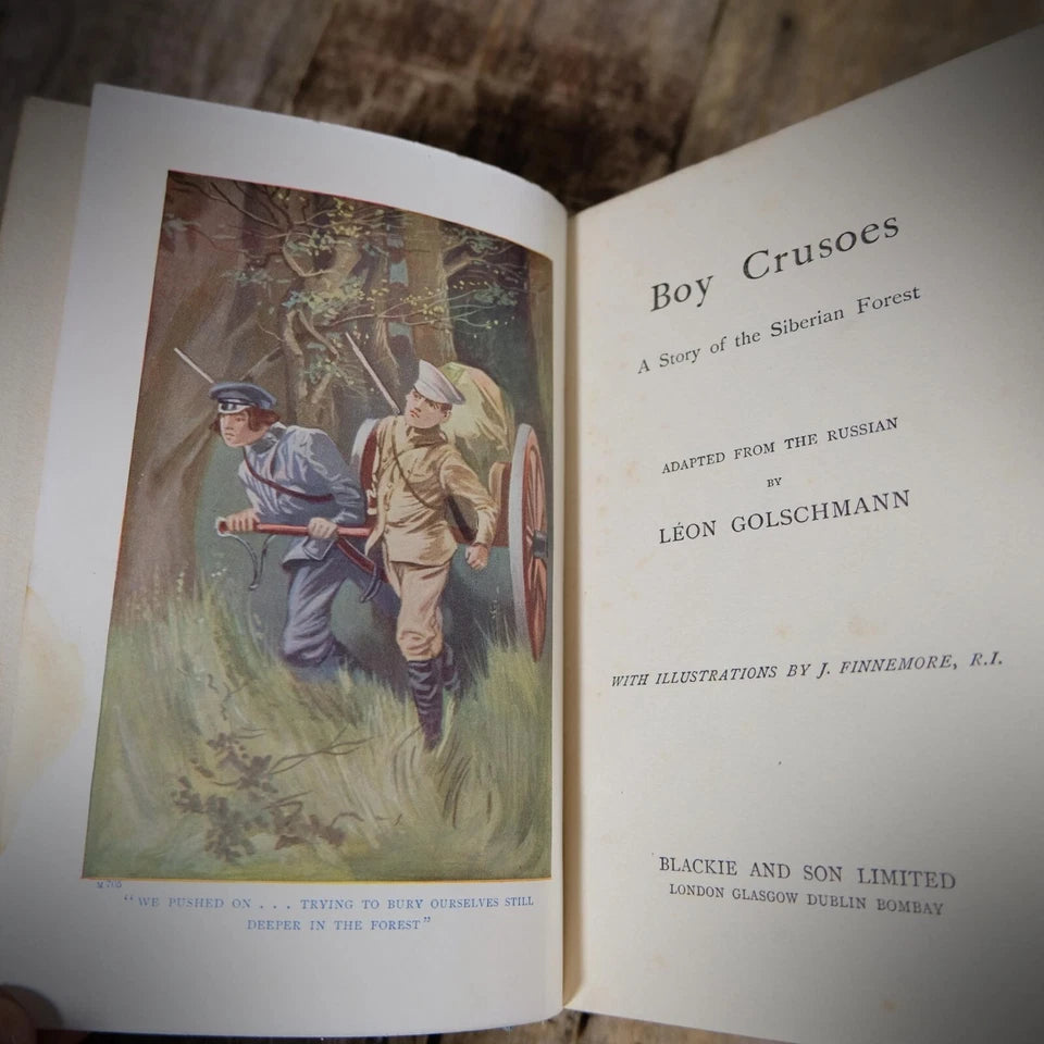 Boy Crusoes, Leon Golschmann, Undated Blackie & Son, Hardcover
