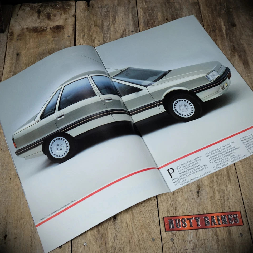 Sales Brochure, Renault 21, 1986 UK