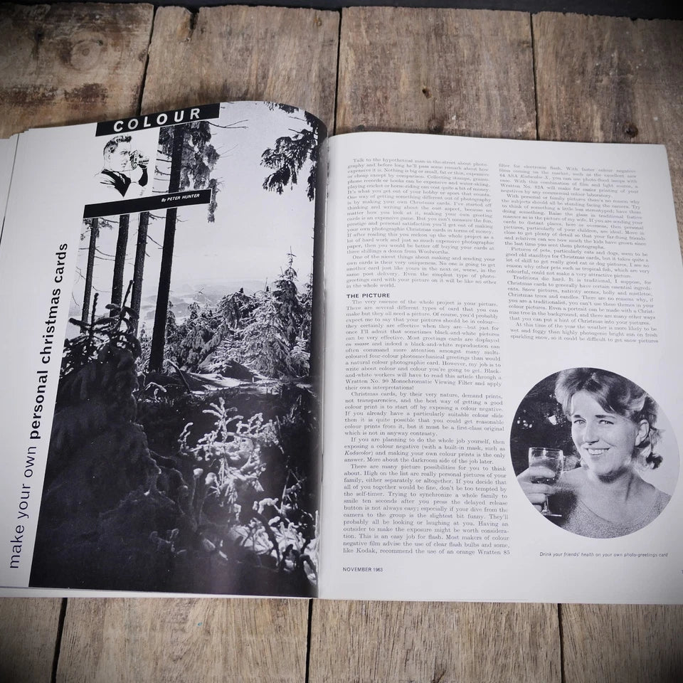Vintage Good Photography Magazine November 1963